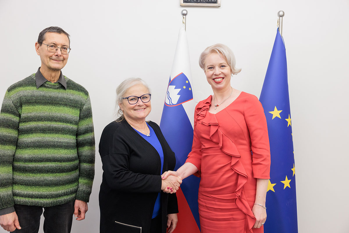 Predsednica Državnega zbora je sprejela predstavnika Srebrne niti -  Združenja za dostojno starost 