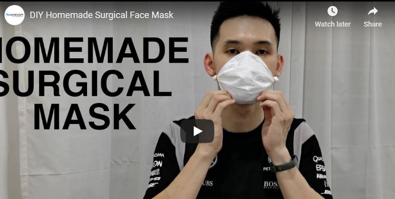 Naredimo zaščitno masko zase in druge