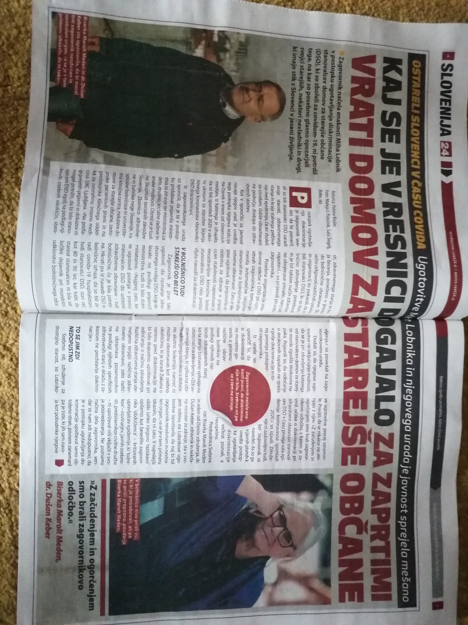 Izjava Srebrne niti  - Ne strinjamo se z ugotovitvami Zagovornika načela enakosti