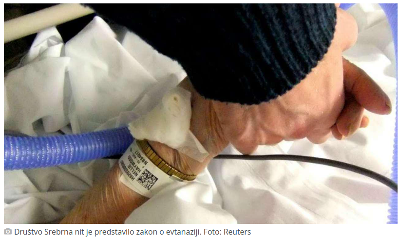 Srebrna nit predstavila predlog zakona o evtanaziji