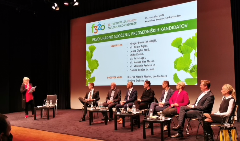 Prvo uradno srečanje predsedniških kandidatov